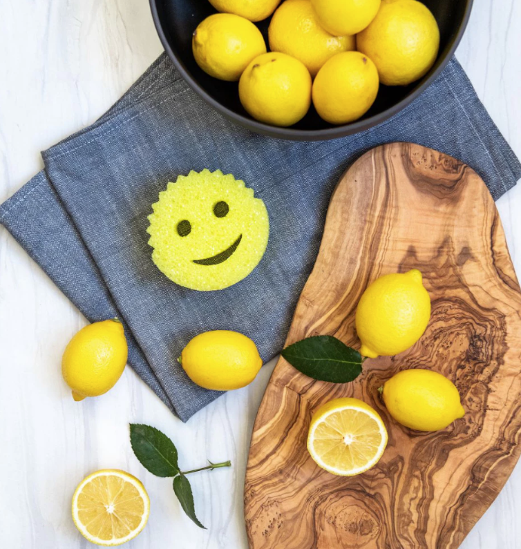 [Hương Chanh] Miếng chà rửa bọt biển Scrub Daddy, miếng xốp lau chùi đa năng