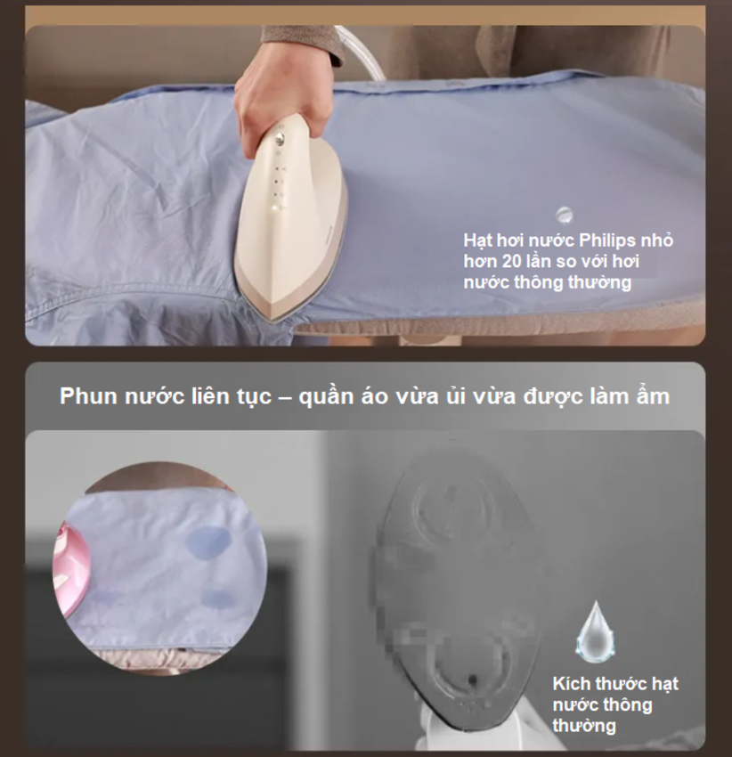 Bàn ủi hơi nước dạng đứng serial 5000 thương hiệu Hà Lan cao cấp Philips STE5050/10 - Hàng nhập khẩu