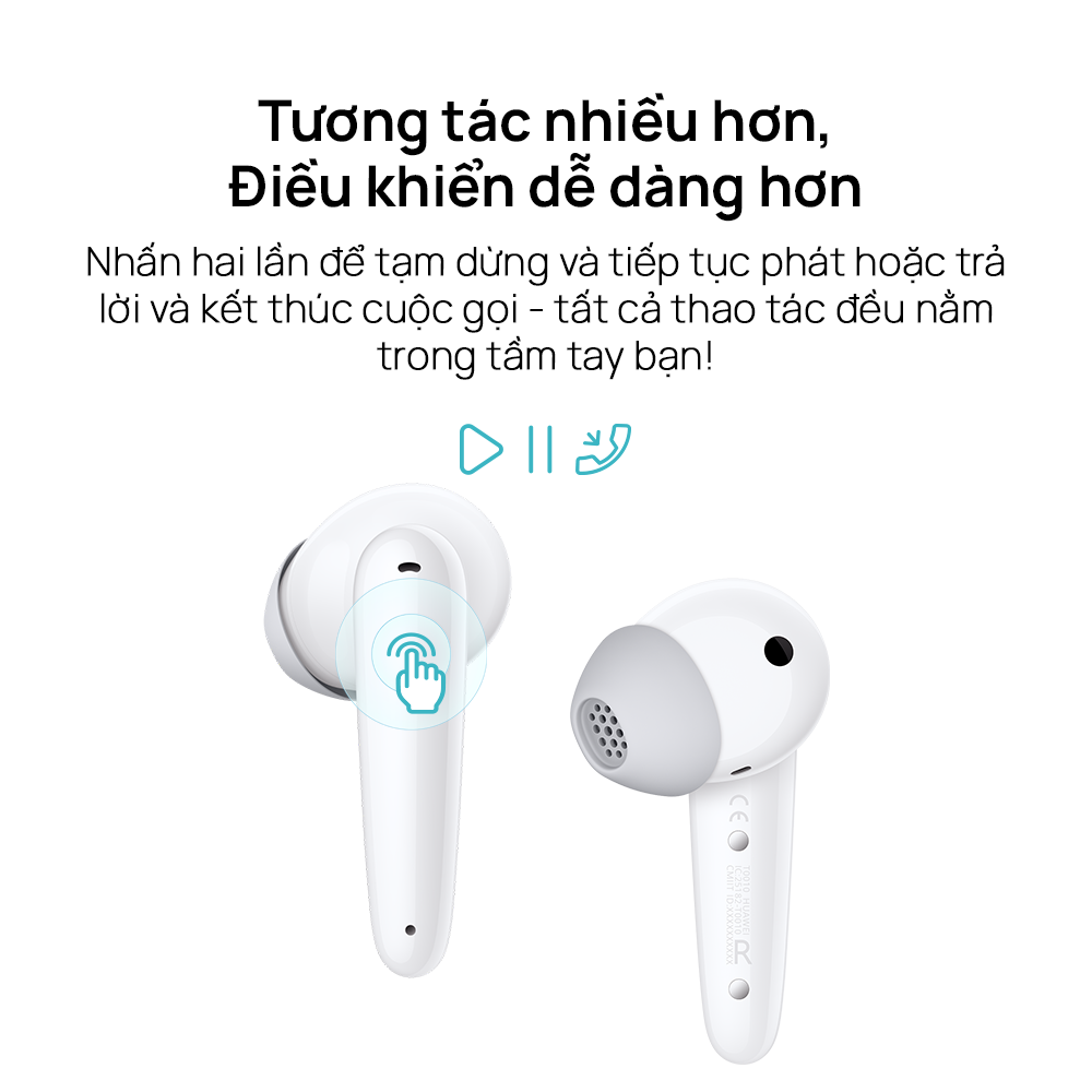 Tai nghe HUAWEI FreeBuds SE | Chất Âm Trong Trẻo | 24 Giờ Phát Nhạc | Hàng Chính Hãng