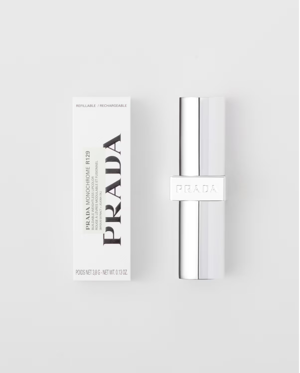 Son màu Prada Monochrome Buildable Weightless Lipcolor R129_LACCA 3.8gr
