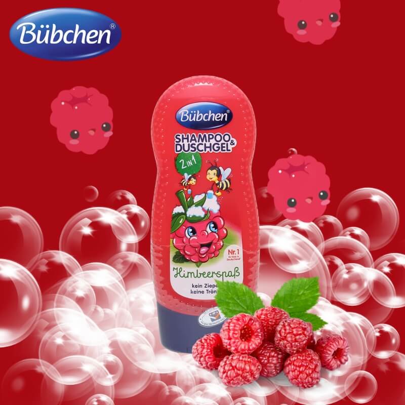 Sữa Tắm Gội Bubchen Hương Dâu Đất (230ml) - N