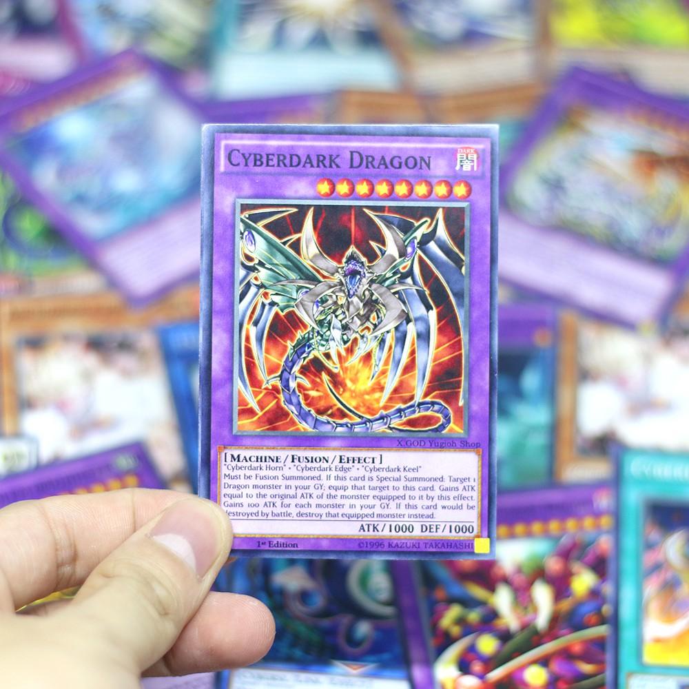 Bài Yugioh ️️ Thẻ bài Yugioh Cyberdark Hell Kaiser deck 54 lá