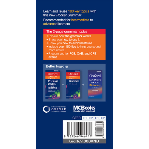 Sách Oxford Learner’s Pocket Grammar