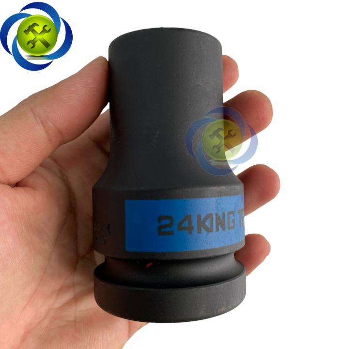 Tuýp 24mm 1 inch Kingtony 843524M loại dài 6 cạnh màu đen