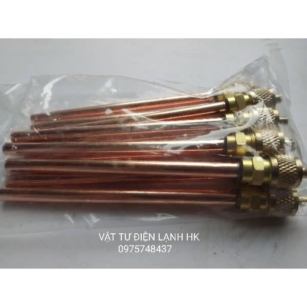 (Loại dài) Đầu ty nạp gas 10cm - ti nạp gas lạnh