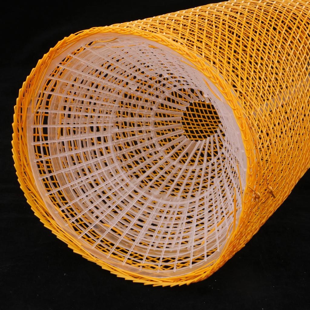Plastic Stretchable Fish Cage Simulation Bamboo Shrimp Cage Loach Crab Cage