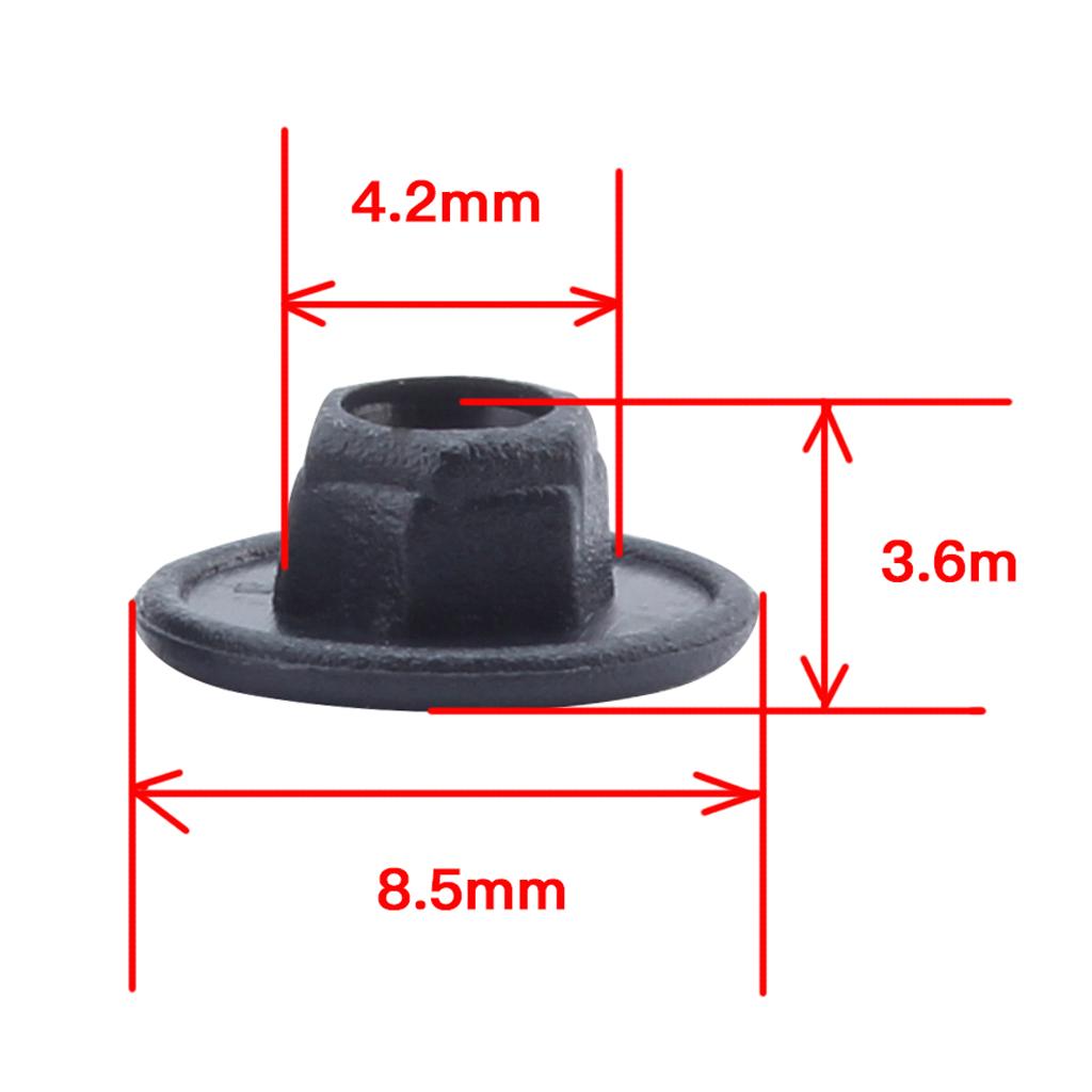 10 Cái Hex Ổ Cắm Allen Bolt Vít Hexagon Head Cover Cap Bảo Vệ M5