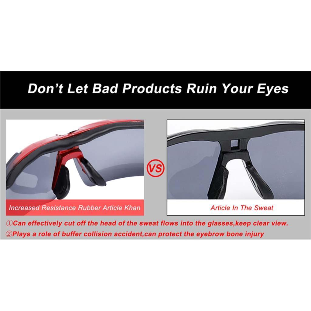 Cycling Glasses Sports Fishing UV400 Sunglasses Goggles with Case