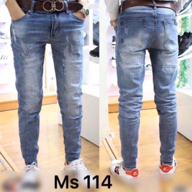 Quần jeans dài nam ôm body cao cấp