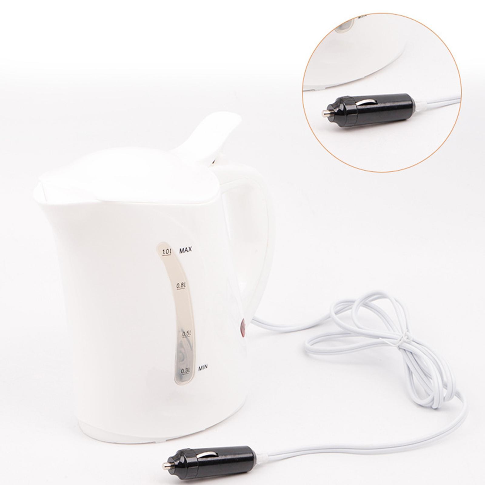 Electric Travel Kettle, Heated Water Tea Coffee Kettle for Road