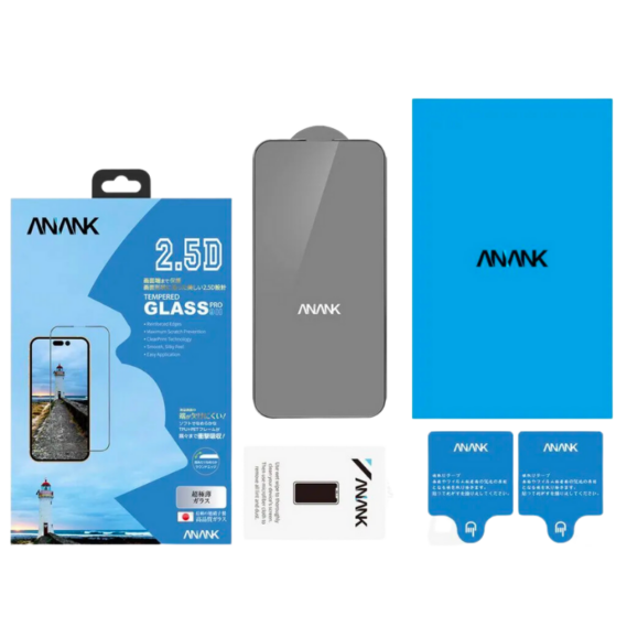 Kính Cường Lực Dành Cho iPhone Anank Trong Suốt 2.5D