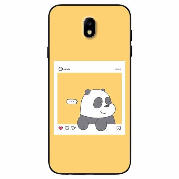 Ốp lưng dành cho Samsung J7 Pro mẫu Chú Gấu Khung Hình