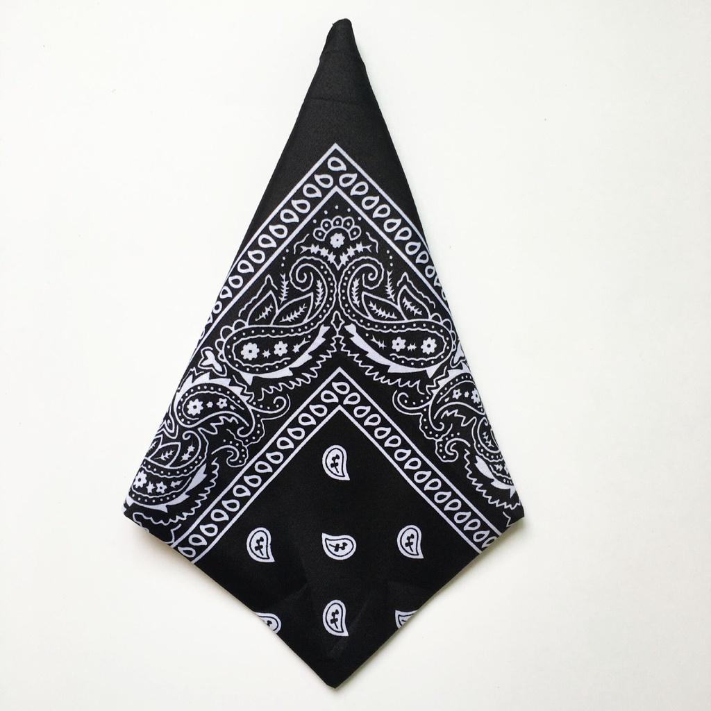 Women Men Fashion Bandana Hairwrap Sports Headwear Paisley Printed Hip Hop Bandana Wrist Hairwrap Face Head Wrap Scarf Reusable