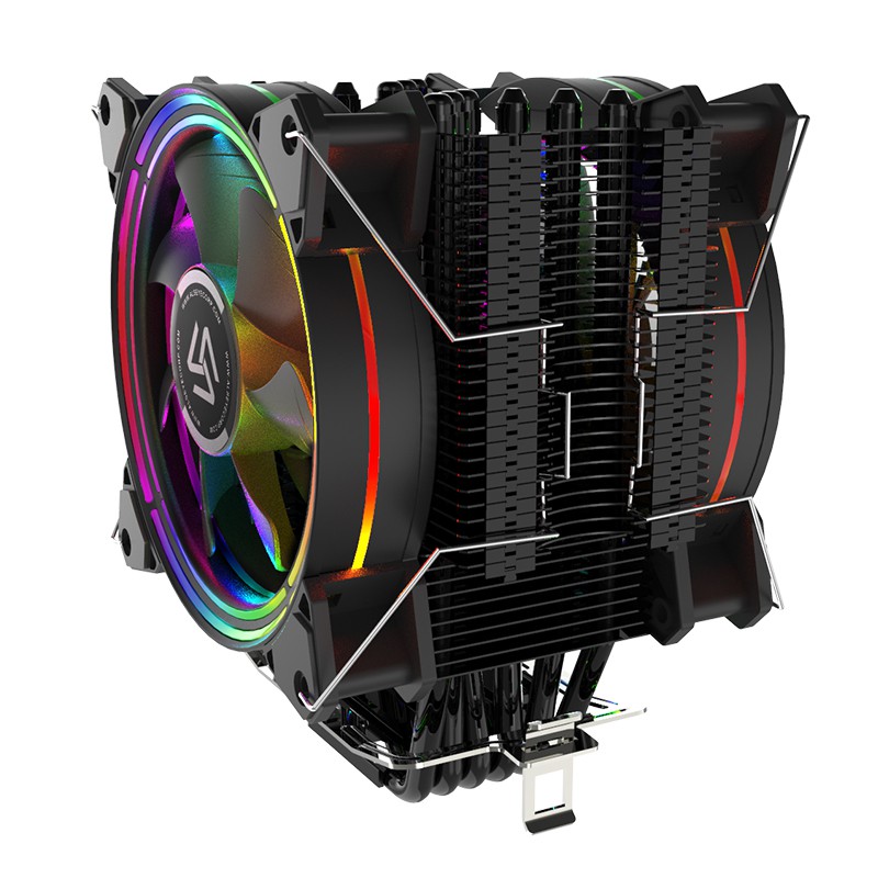 Tản nhiệt khí CPU ALSEYE H120D RGB, 6 ống đồng, 2 Fan - Hàng chính hãng
