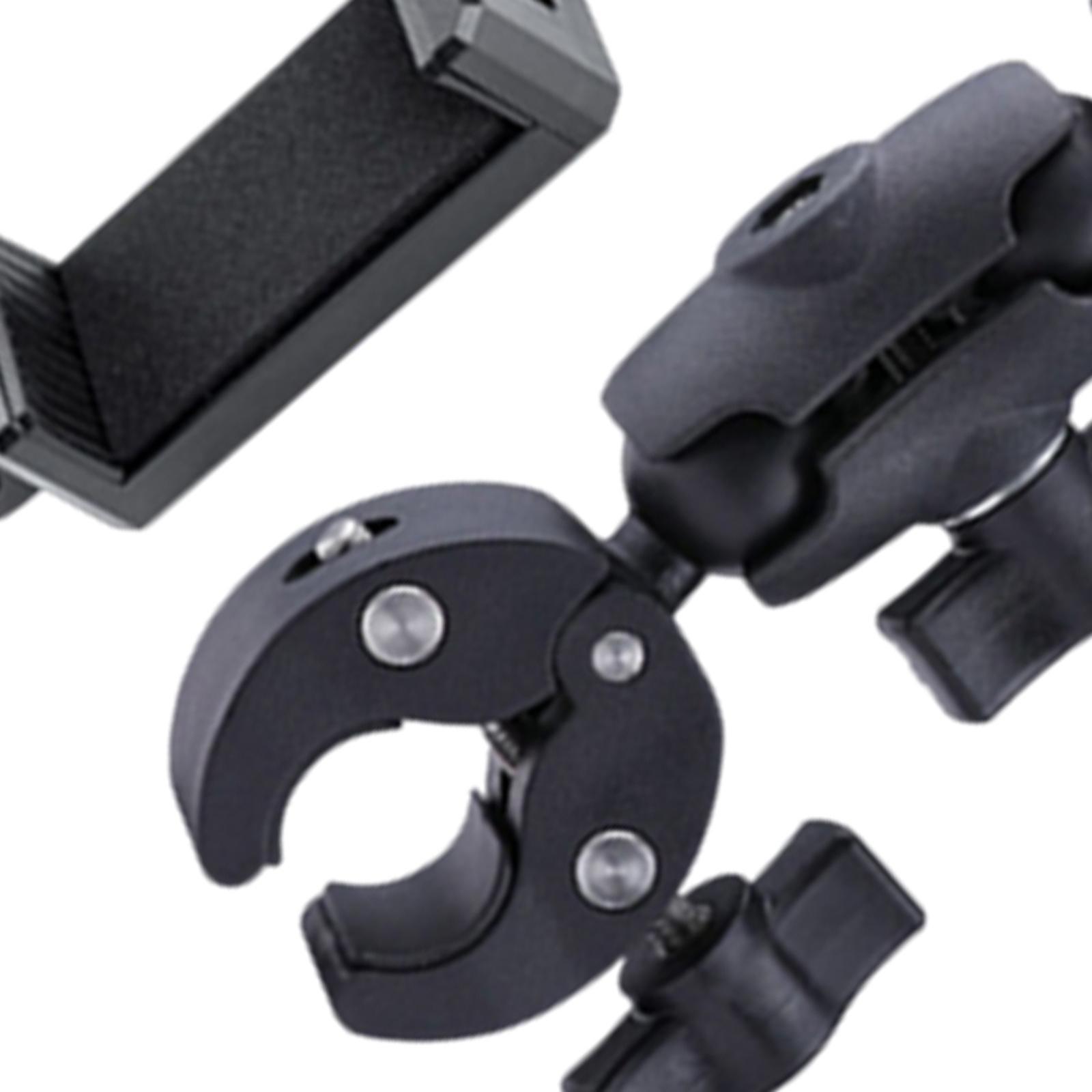 Motorcycle Handlebar Camera Mount 1/4 360 Degree Rotary