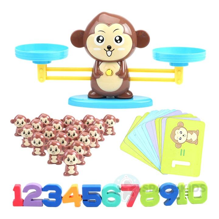 Đồ chơi cho bé Khỉ cân bằng toán học Monkey Balance cho bé học toán thông minh