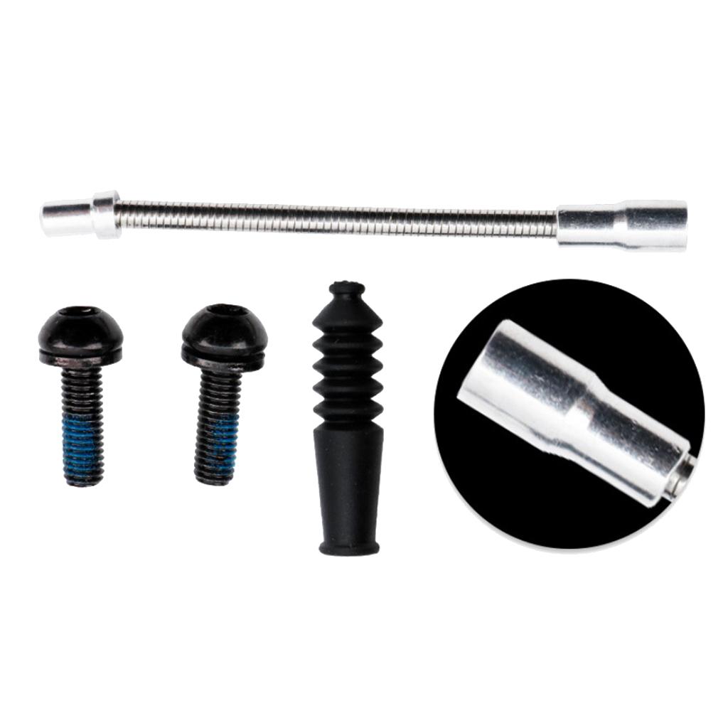 2 Pairs  V Brake Set Replacement Long Arm for Front/Rear Wheel Black