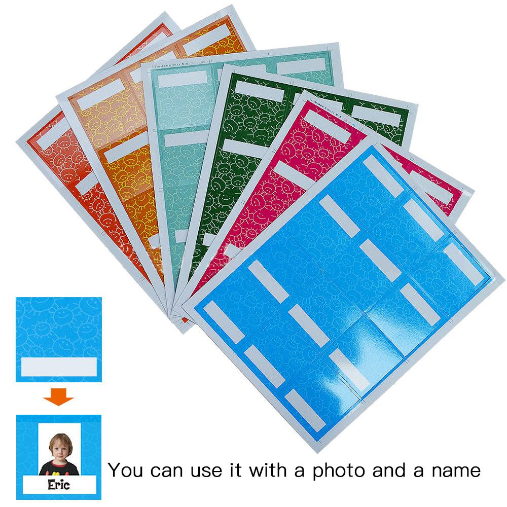 School Classroom Attendance Pocket Chart with 72 Color Cards Teacher Accessories for Classroom Management Early