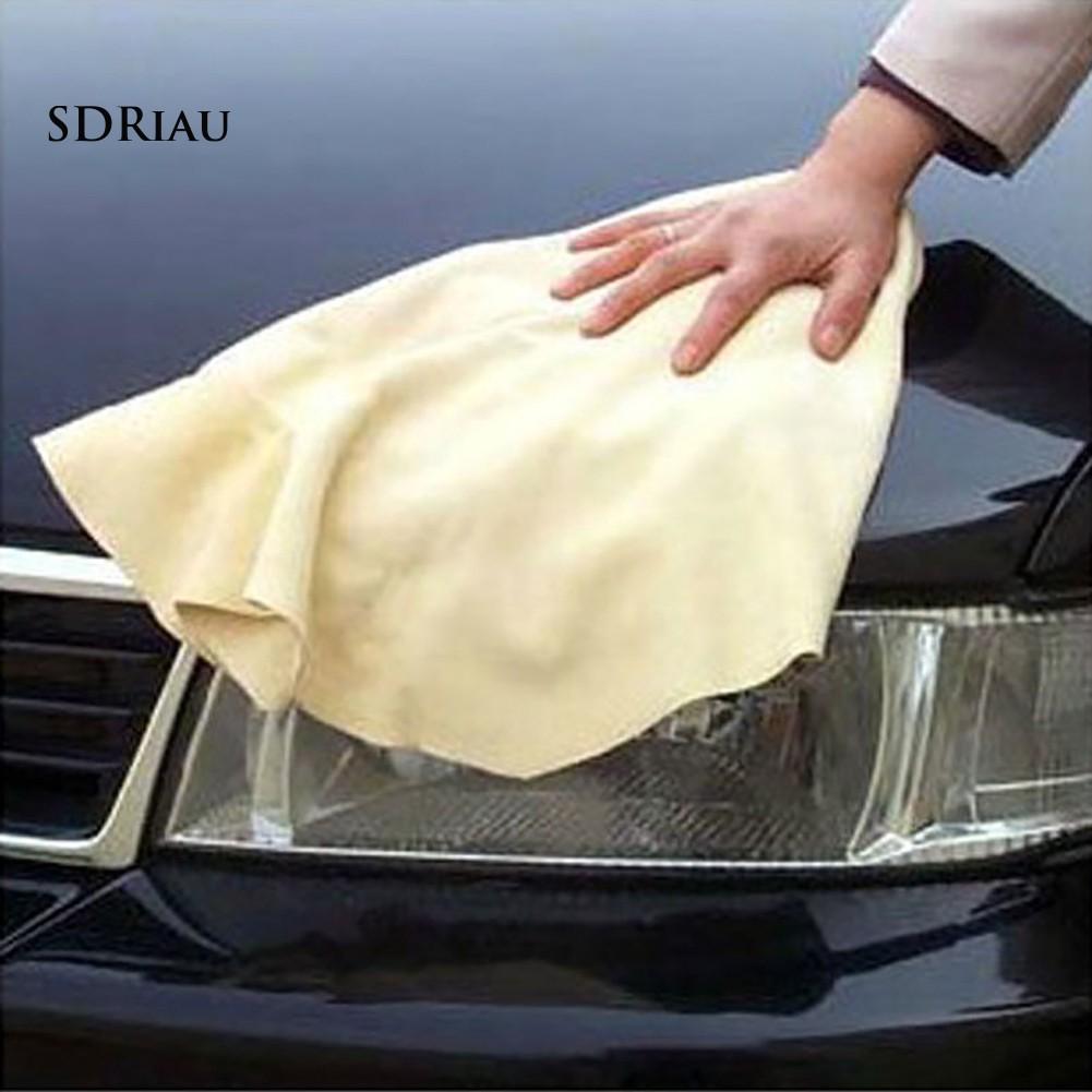 Khăn lau xe hơi chất liệu da tổng hợp thấm hút tốt