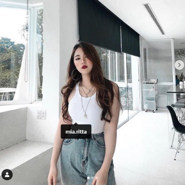 Áo 2 dây tanktop Mia Ritta bản to Mia Tank top Áo thun 3 lỗ màu trơn phong cách A1760 Feedback KH