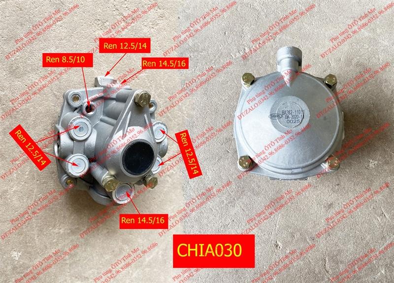 Chia hơi đầu kéo có lỗ xả nhanh ZJ382-11011