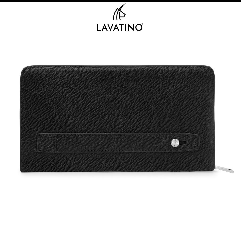 Ví Nam Cầm Tay VICTOR Clutch Da Bò Thật Cao Cấp Thiết Kế 1 Khoá Chính Hãng LAVATINO - CLB24