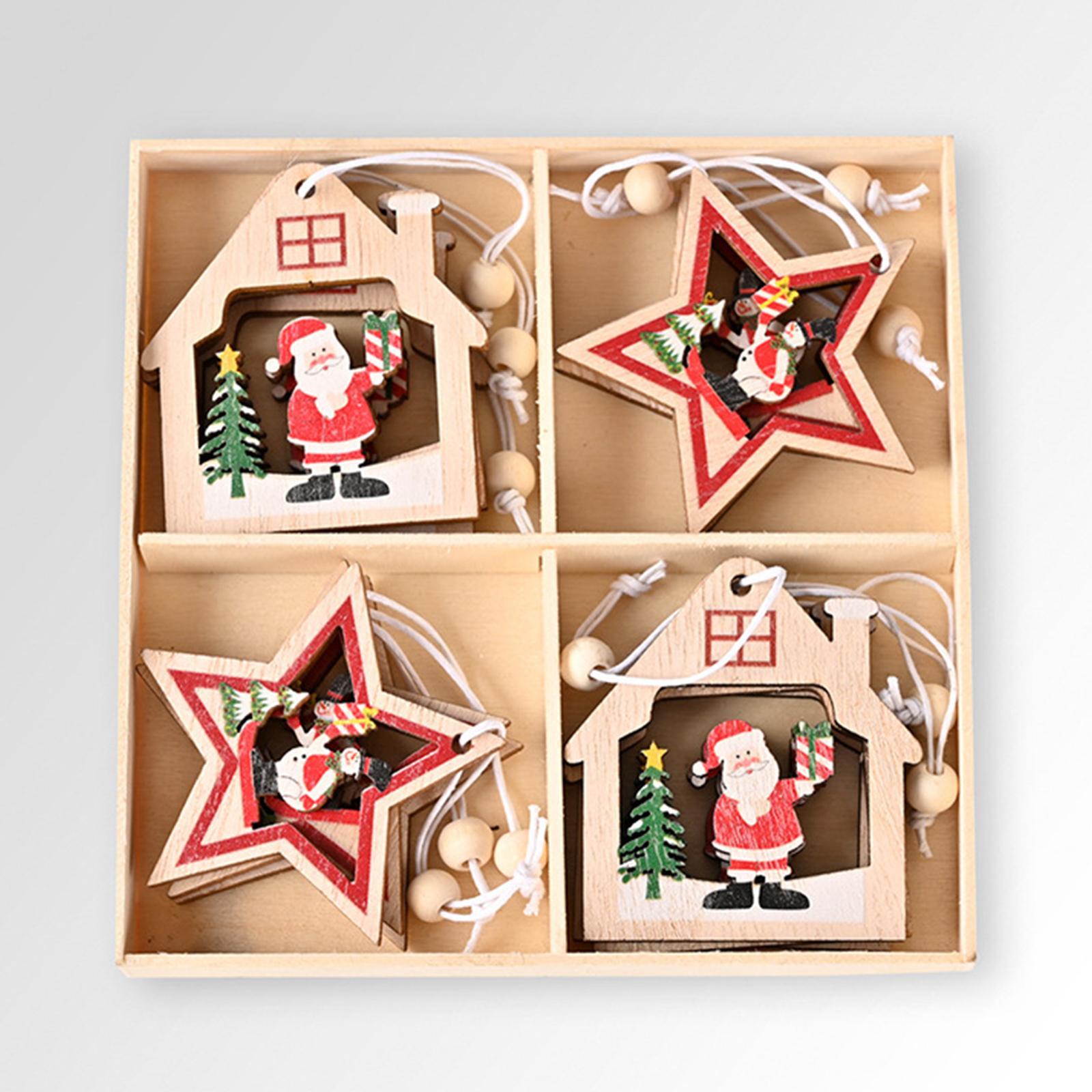 Christmas Hanging Ornaments DIY Crafts Background for Outdoor Shop