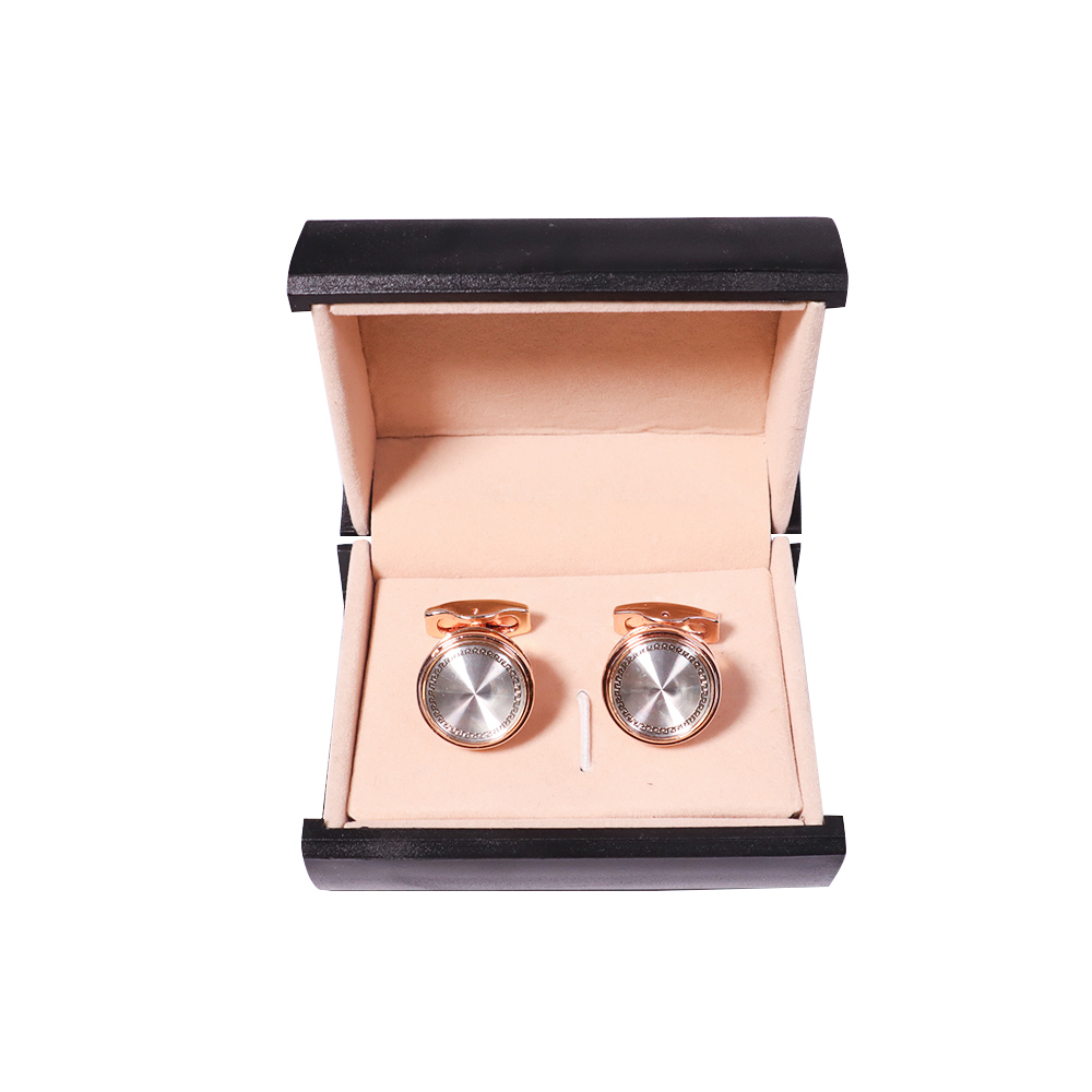 khuy măng set, cufflinks măng set-Khuy măng set cài áo cho nam  màu vàng kim MSVK005