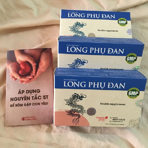 Long Phụ Đan - Viên uống bổ dương, cải thiện Tinh trùng, hỗ trợ thụ thai hộp 40 viên