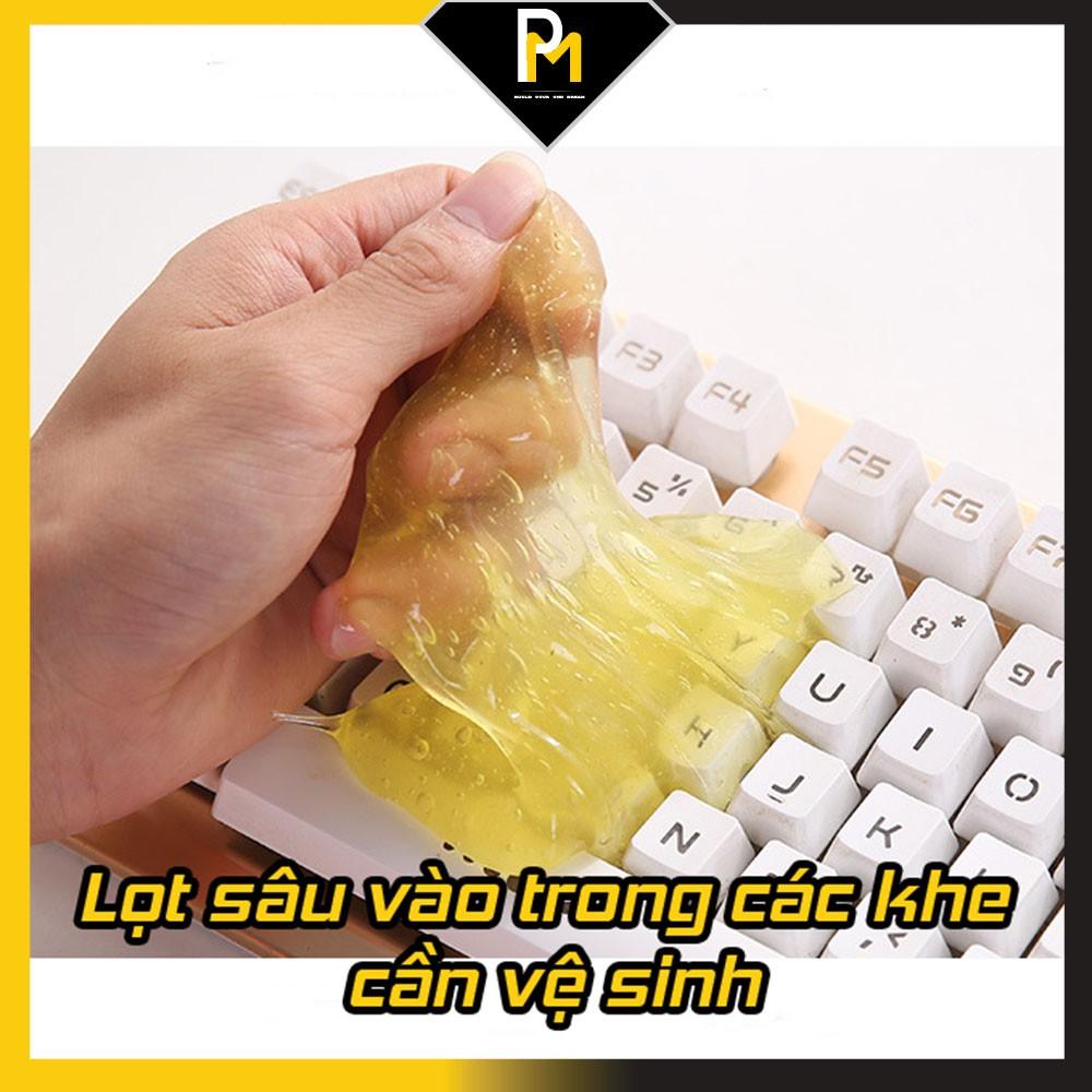 Bùn Gel Silicon Vệ Sinh Bàn Phím Máy Tính Gel Silicon Lau Bụi Xe Ô Tô Điện thoại Đa Năng