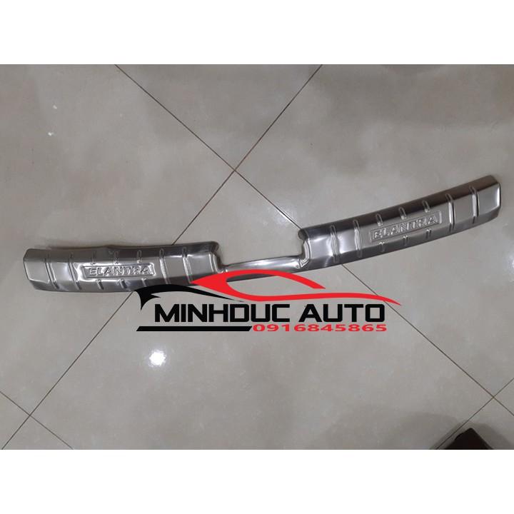 chống trầy cốp trong ngoài inox cho xe Elantra