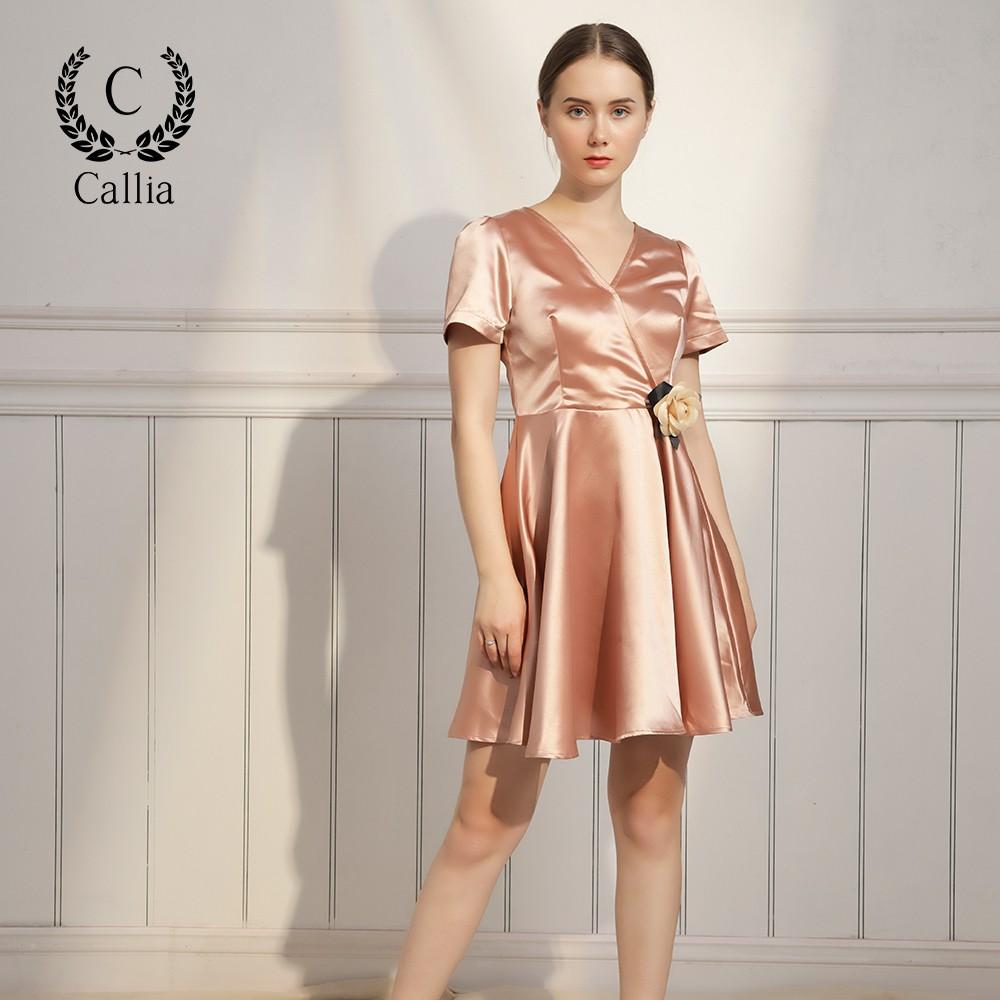 Đầm xòe chữ A nữ Callia Fairy có tay