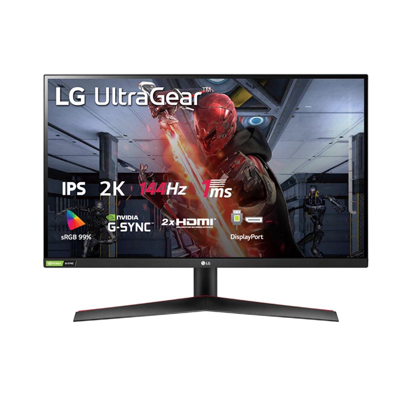 Màn hình máy tính LG UltraGear 27'' IPS QHD 144Hz 1ms (GtG) NVIDIA G-SYNC Compatible HDR 27GN800-B - Hàng Chính Hãng