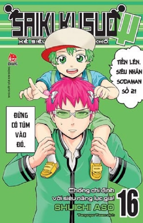 Sách - Saiki Kusuo - Kẻ siêu năng khốn khổ - Tập 16