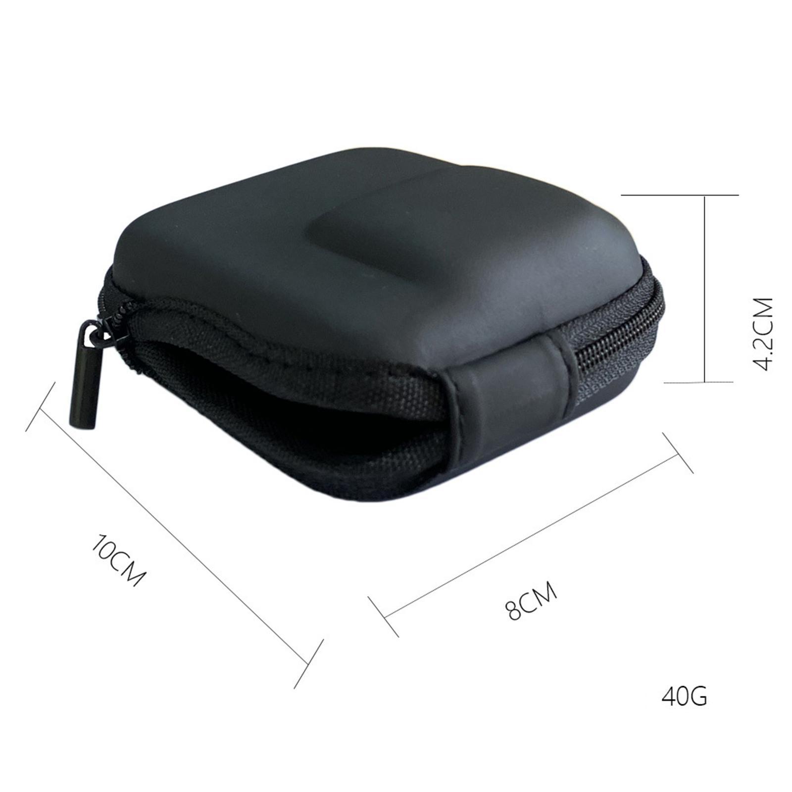 Mini Action Camera Bag Carrying Case ,Compact ,Storage Holder Pouch Lightweight Accessories Half Open Design Premium Scratchproof, Portable Bag