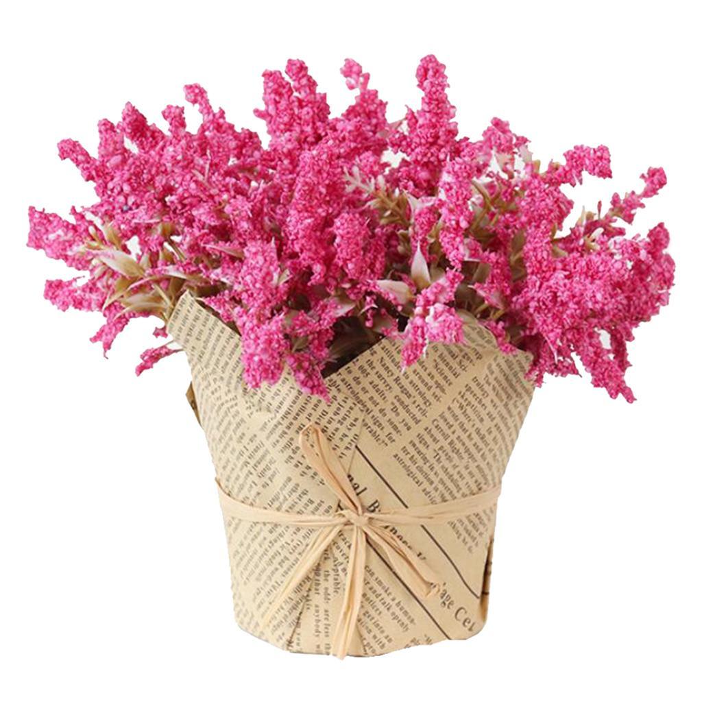 Artificial Lavender Gypsophila Home Decor Flower Fake Bouquet Pot Flower-02