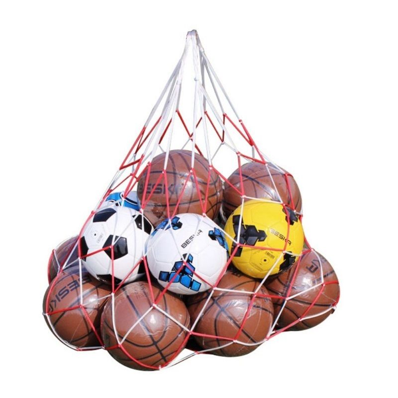 Túi lưới đựng bóng chuyên nghiệp sợi dù đan (giao màu ngẫu nhiên)