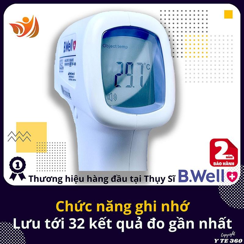 Nhiệt kế Điện Tử Hồng Ngoại Đo Trán B Well WF 4000 | Sản Xuất Tại Thụy Sĩ