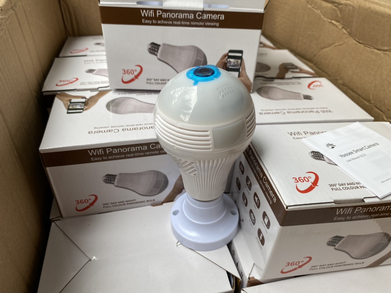CAMERA WIFI Yoosee QUAN SÁT 360 HÌNH BÓNG ĐIỆN CÓ MÀU ĐÊM đàm thoại 2 chiều - hổ trợ thẻ nhớ lên đến 128Gb - hàng nhập khẩu