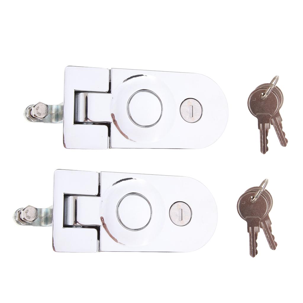 2 PC Compression Latch Lock Replacement for Camper Trailer Trunk Tool Box
