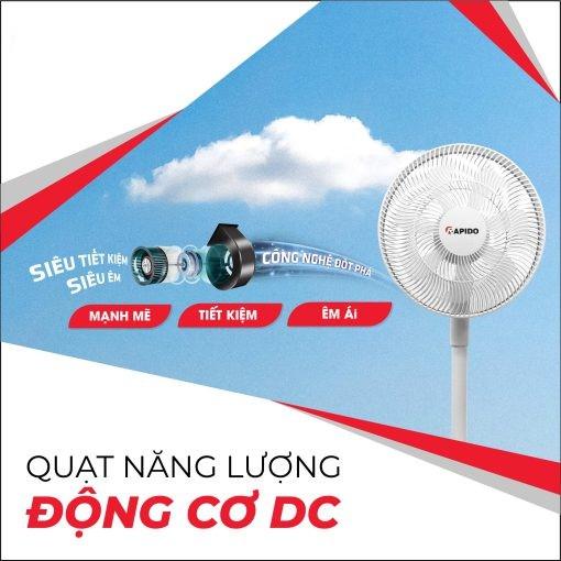 Quạt tích điện Rapido RBF – 30