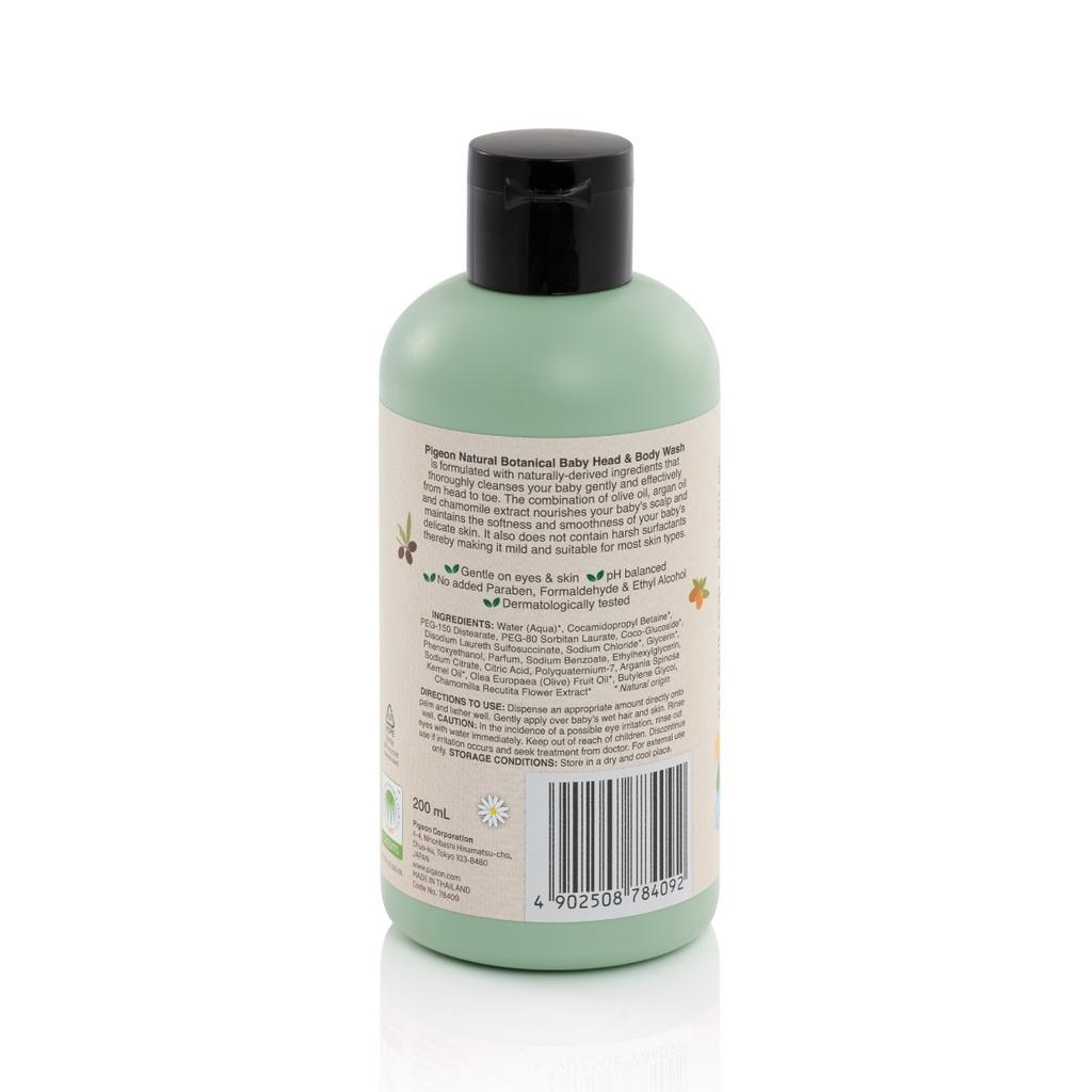 Sữa Tắm Gội Toàn Thân Cho Bé Natural Botanical Pigeon 200ml/500ml