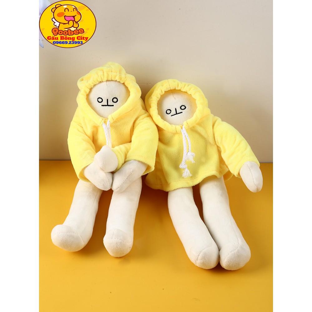 Người Chuối Nhồi Bông Trầm Cảm Lelush Đáng Yêu - Banana Man 35cm Cao Cấp Gấu Bông City