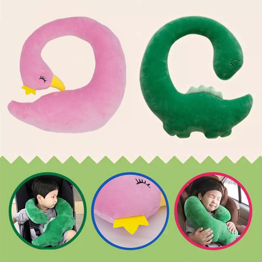 Kid Cho Bé Du Lịch Kỳ Lân Gối Trẻ Em Đầu Cổ Hỗ Trợ Bảo Vệ Dây An Toàn Xe Hơi Gối Vai Dây Đeo An Toàn Động Vật Dễ Thương Đệm