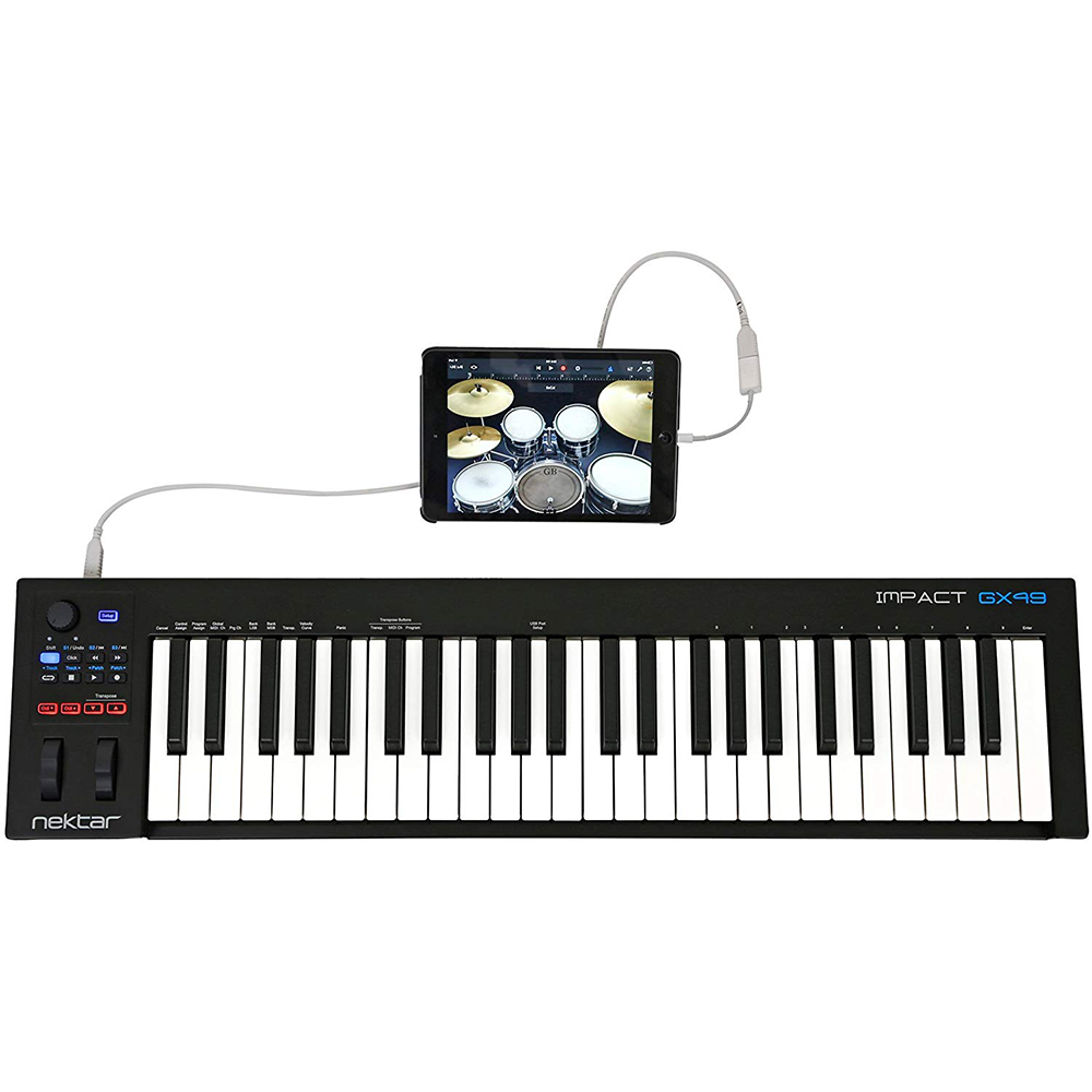 Keyboard Nhạc Điện Tử USB Midi Controller - Nektar Impact GX49/ GX61 (Hàng Nhập Khẩu)