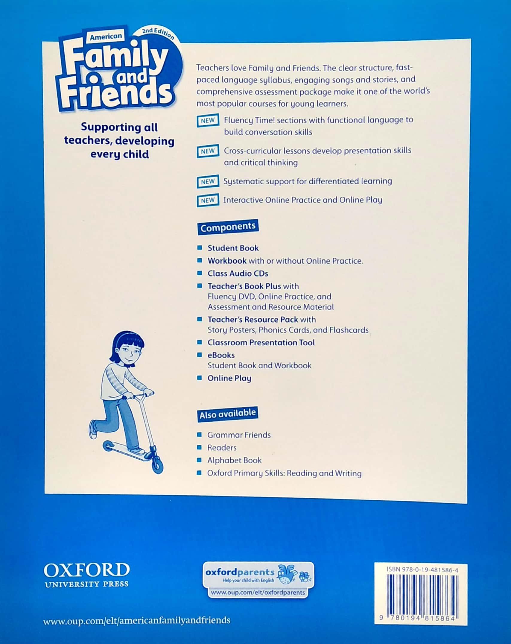 American Family And Friends Level 1: Workbook With Online Practice