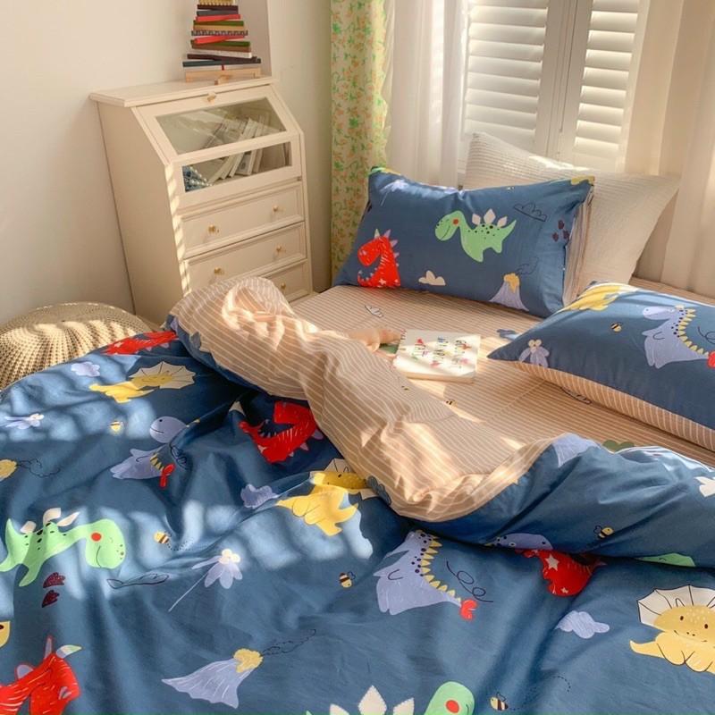 Set Cotton Living Hàng Nhập Khẩu Cao Cấp 4 Món BST Hello Summer