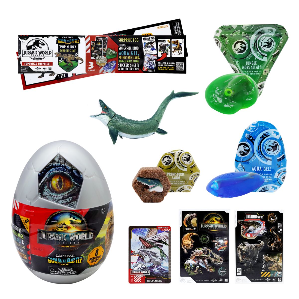 Đồ Chơi Trứng Khủng Long Huyền Bí Jurassic World: Tái Sinh TOY MONSTER T01533 - Giao Hàng Ngẫu Nhiên