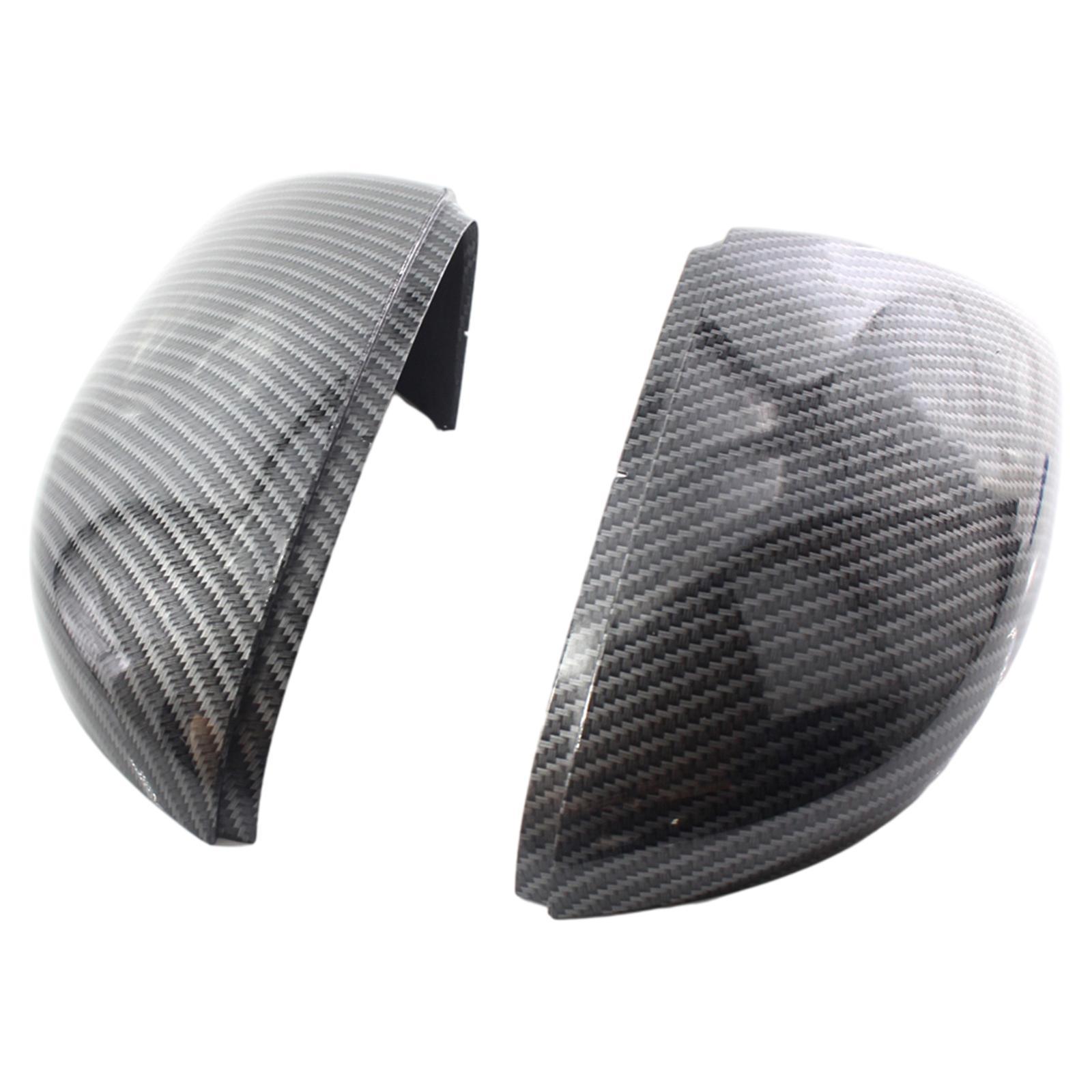 2x Rearview Mirror Cover Vehicle Replacement Supplies for  GOLF MK6