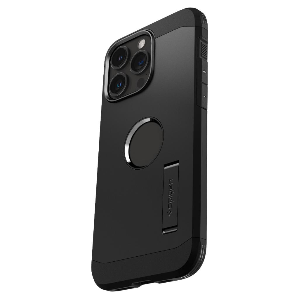 Ốp lưng cho iPhone 15 Pro Max Spigen Tough Armor Magfit tương thích sạc không dây - Hàng chính hãng
